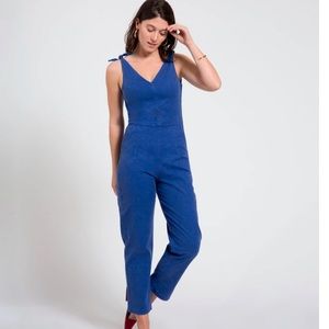 Loup Coverall Jumpsuit in Royal Slate